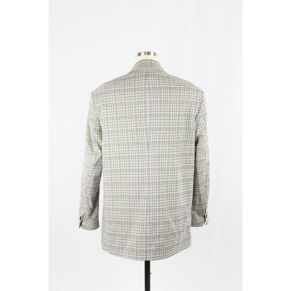 ZARA Grey Brown Check Single Breasted Oversized Boxy Blazer Suit Jacket, Size S - Picture 3 of 14